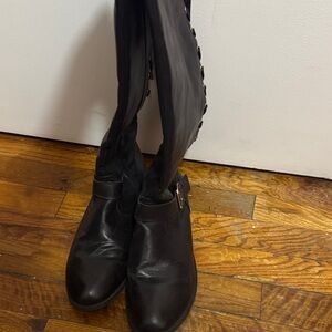 Wanted Black Lace-Up Women's Boots